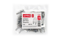 Затискач для троса 6мм DIN 741 нержавіючий А2 (пачка, кратно 10шт) APRO Зажим для троса 6мм DIN 741 нержавеющий А2 (пачка, кратно 10шт) APRO