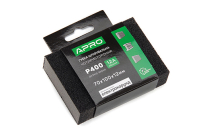 Губка шліфувальна чотирьохстороння пряма P400 APRO Губка шлифовальная четырехсторонняя прямая P400 APRO