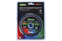 Диск ланцюговий для КШМ 125х22.2 14Т PRO APRO Диск цепной для КШМ 125х22.2 14Т PRO APRO