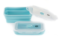 Ланчбокс складаний з кришкою-засувкою блакитний 800мл СИЛА Ланчбокс складной с крышкой-защелкой голубой 800мл СИЛА