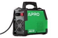 Зварювальний апарат інверторний APRO MMA-140 20-140А ел 4мм 2,5+1.5м + набір кабелів Сварочный аппарат инверторный APRO MMA-140 20-140А эл 4мм 2,5+1.5м + набор кабелей