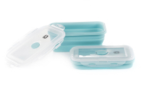 Ланчбокс складаний з кришкою-засувкою блакитний 800мл СИЛА Ланчбокс складной с крышкой-защелкой голубой 800мл СИЛА