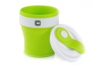 Чашка складана з кришкою зелена 350мл СИЛА Чашка складная с крышкой зеленая 350мл СИЛА