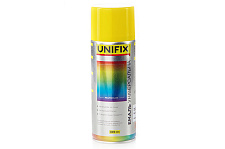 Придбати Емаль акрилова універсальна RAL 1023 Жовтий гл. 400мл UNIFIX Эмаль акриловая универсальная RAL 1023 Желтый гл. 400мл UNIFIX