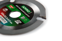 Диск пильний по дереву з твердосплавними напайками 125х22.2мм 3Т APRO Диск пильный по дереву с твердосплавными напайками 125х22.2мм 3Т APRO