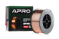 Зварювальний дріт ER70S-6 0,8мм 1кг п.б. APRO Сварочная проволока ER70S-6 0,8мм 1кг п.б. APRO