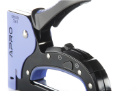 Степлер ресорний 3 в 1 для скоби 6-14мм сталевий корпус, двохпозиційне регулювання удару APRO Степлер рессорный 3 в 1 для скобы 6-14мм стальной корпус, двухпозиционная регулировка удара APRO