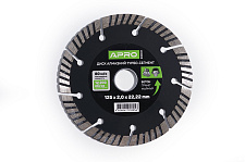 Придбати Диск до бетону 125х2,0мм (22-24%) турбо-сегмент APRO Диск по бетону 125х2,0мм (22-24%) Турбо-Сегмент APRO
