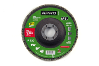 Коло пелюстково-торцеве Р220 конус 125мм (Т29) (КПТ) APRO Круг лепестково-торцевой Р220 конус 125мм (Т29) (КПТ) APRO
