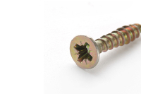 Саморіз універсальний 3,5*50 з потайною голівкою цинк жовтий (ящ. 3000 шт.) APRO Саморез универсальный 3,5* 50 с потайной головкой цинк жёлтый (ящ. 3000 шт.) APRO