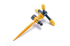 Придбати Дощувач круговий з головкою, що обертається, на пластиковому кілочку СИЛА Дождеватель круговой с вращающейся головкой на пластиковом колышке СИЛА