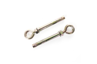 Анкер з кожухом і гайкою з O-гаком М10/12*100 цинк жовтий (пач 5шт) APRO Анкер с кожухом и гайкой с O-крюком М10/12*100 цинк жёлтый (пач 5шт) APRO