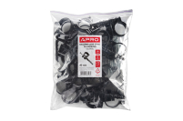 Обойма для труб і кабелю 15-16мм чорна (пач. 50шт.) APRO Обойма для труб и кабеля 15-16мм черная (пач. 50шт.) APRO