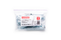 Шуруп до дерева із шестигранною головкою 8*180 DIN 571 цинк білий (ящ 300шт) APRO Шуруп для дерева с шестигранной головкой 8*180 DIN 571 цинк белый (ящ 300шт) APRO