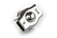 Затискач одинарний Simplex 8мм нержавіючий А2 (пачка, кратно 5шт) APRO Зажим одинарный Simplex 8мм нержавеющий А2 (пачка, кратно 5шт) APRO