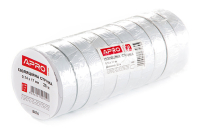 Ізоляційна стрiчка біла 0.14х17мм 20м (пачка, кратно 10шт) APRO Изоляционная лента белая 0.14х17мм 20м (пачка, кратно 10шт) APRO