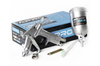 Фарборозпилювач HP Ø0,5мм плав бак метал. 200мл APRO Краскораспылитель HP Ø0,5мм плав бак металл. 200мл APRO