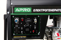 Генератор дизельний 4-х тактний DG-75Е 7.5/8.0 кВт (електро запуск) APRO Генератор дизельный 4-х тактный DG-75Е 7.5/8.0 кВт (электро запуск) APRO