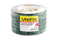 Стрічка клейка двостороння на вспіненій основі 12мм*5м чорна UNIFIX Лента клейкая двухсторонняя на вспененной основе 12мм*5м чёрная UNIFIX