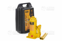 Домкрат гідравлічний пляшковий 5т (висота підйому 200-405мм) в кейсі СИЛА Домкрат гидравлический бутылочный 5т (выс подъема 200-405мм) в кейсе СИЛА