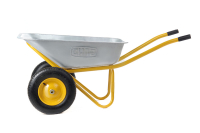 Тачка садово-будівельна двоколісна 85л, 200кг, колеса пневмо 4х8'' СИЛА Тачка садово-строительная двухколесная 85л, 200кг, колеса пневмо 4х8'' СИЛА