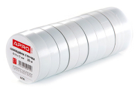 Ізоляційна стрiчка біла 0.14х17мм 10м (пачка, кратно 10шт) APRO Изоляционная лента белая 0.14х17мм 10м (пачка, кратно 10шт) APRO